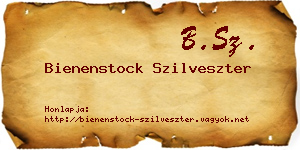 Bienenstock Szilveszter névjegykártya